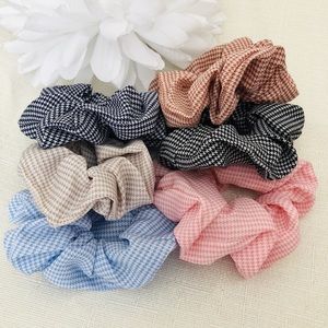 Scrunchies - Set of 6! HOUNDSTOOTH